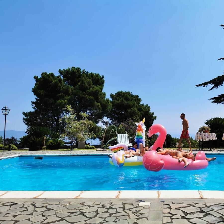 Villa Alessio - Case Vacanza Con Piscina Sull'Etna Puntalazzo Dış mekan fotoğraf